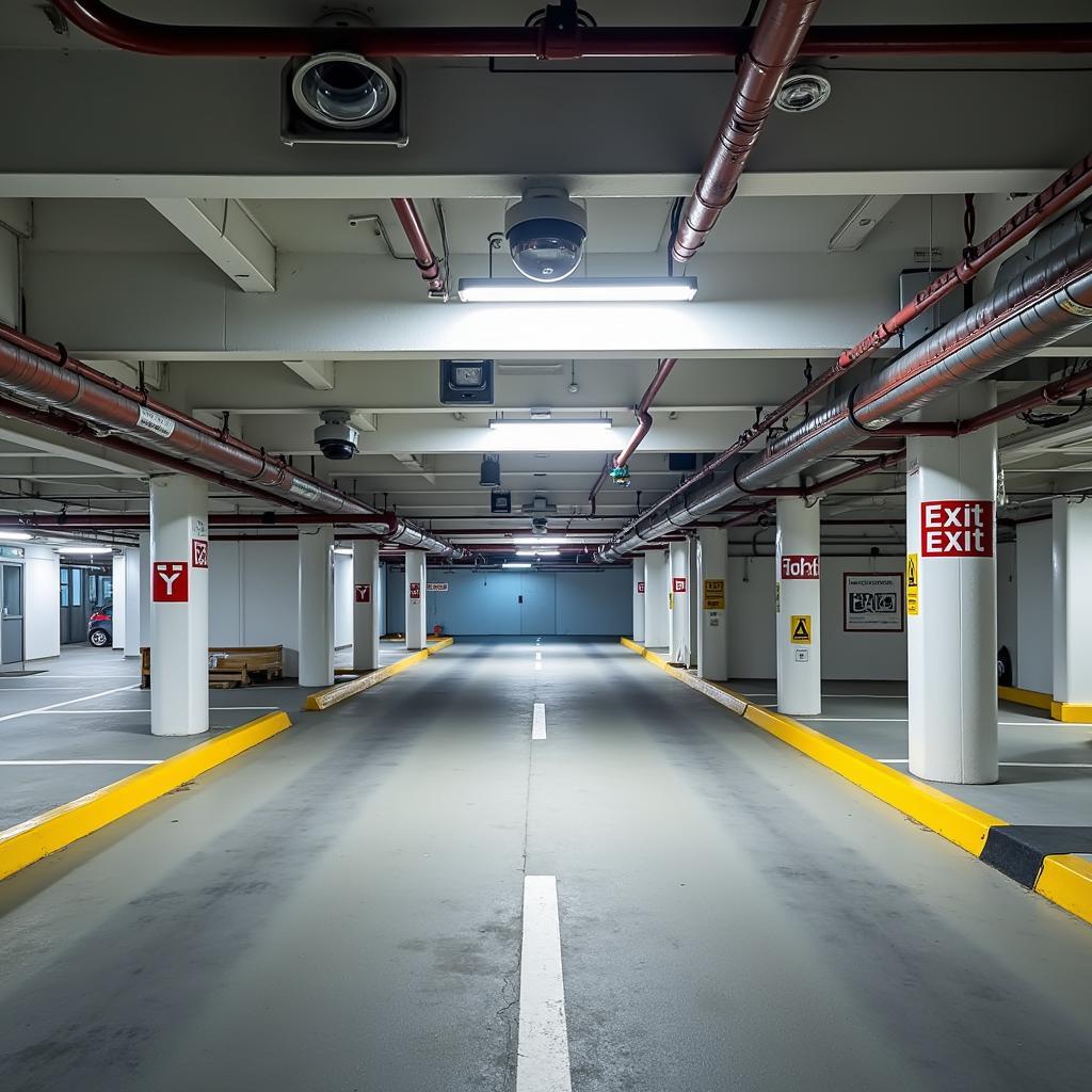 Security Features of the Underground Parking