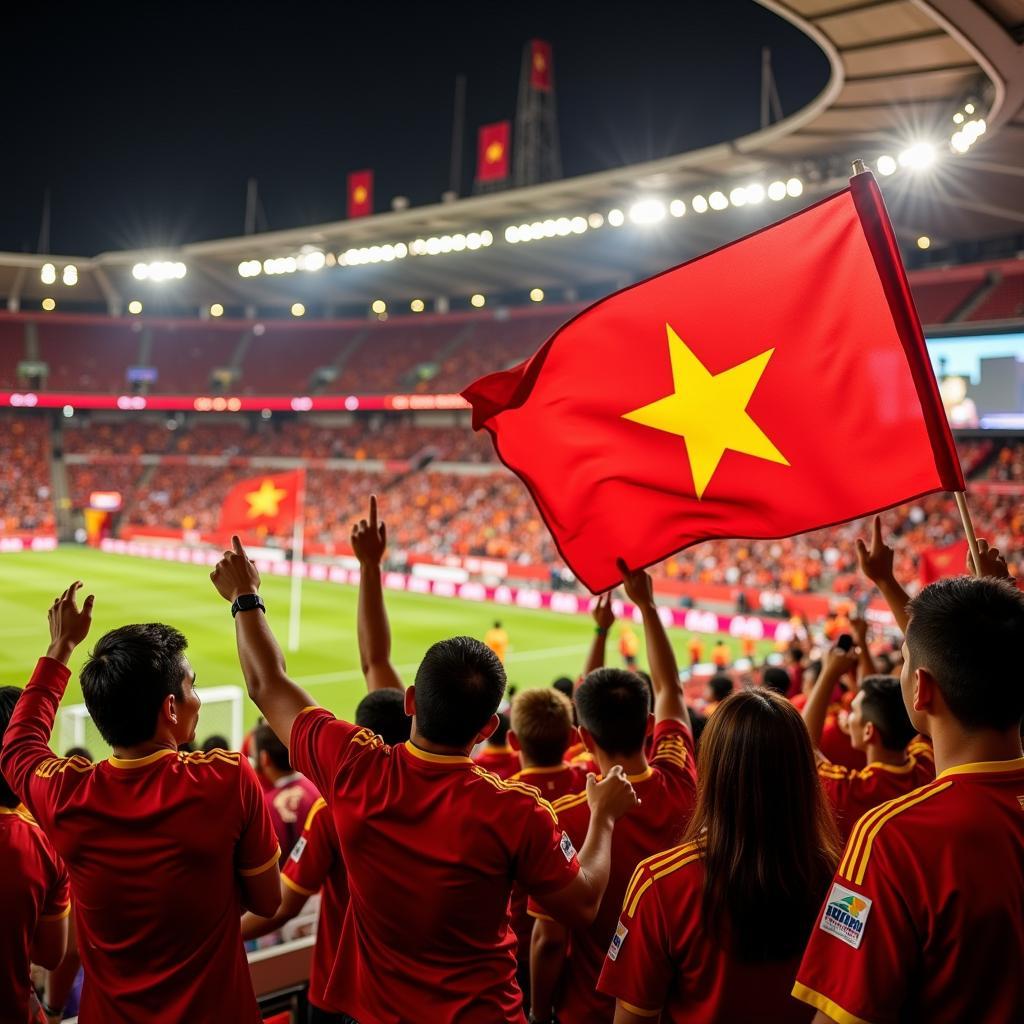 Vietnamese Fans at AFF Suzuki Cup 2016