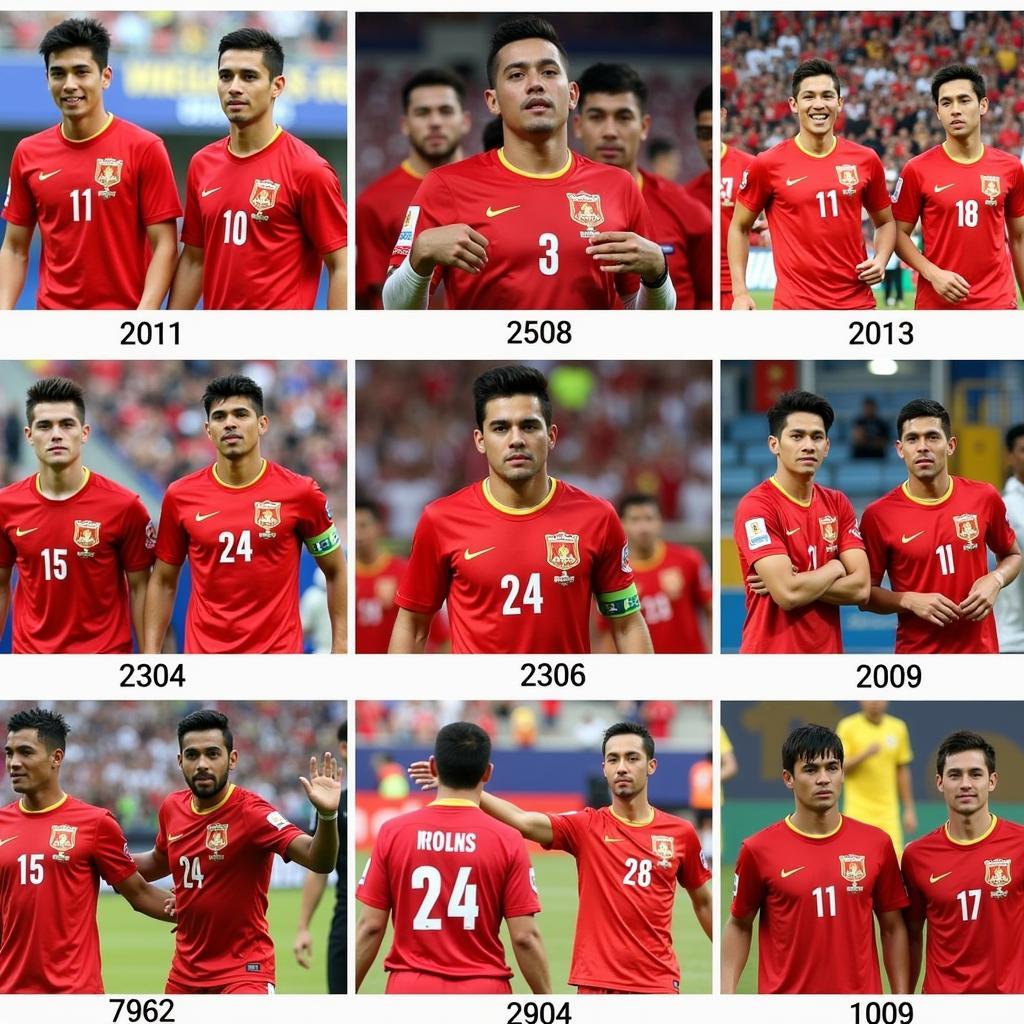 A historical overview of U23 Vietnam players who have worn the number 24 jersey.