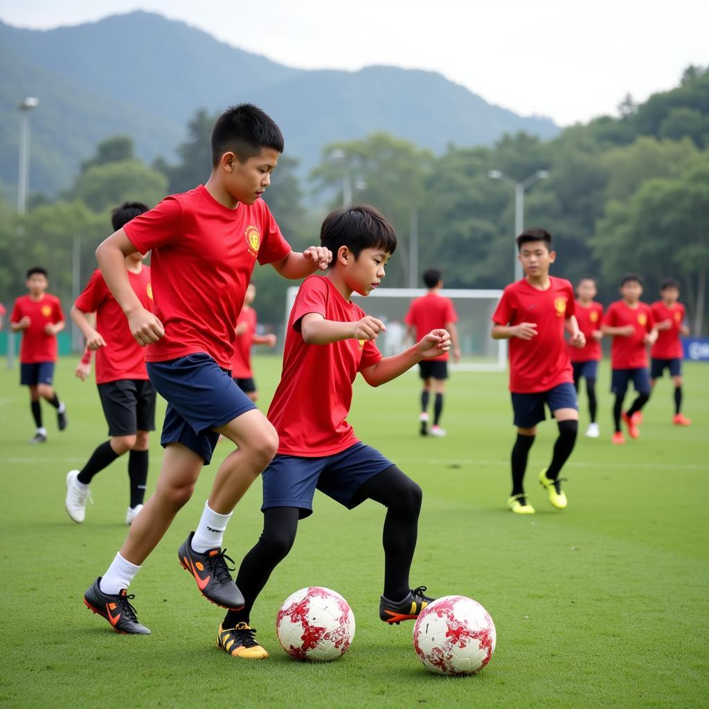 Vietnamese Youth Football Training 2019