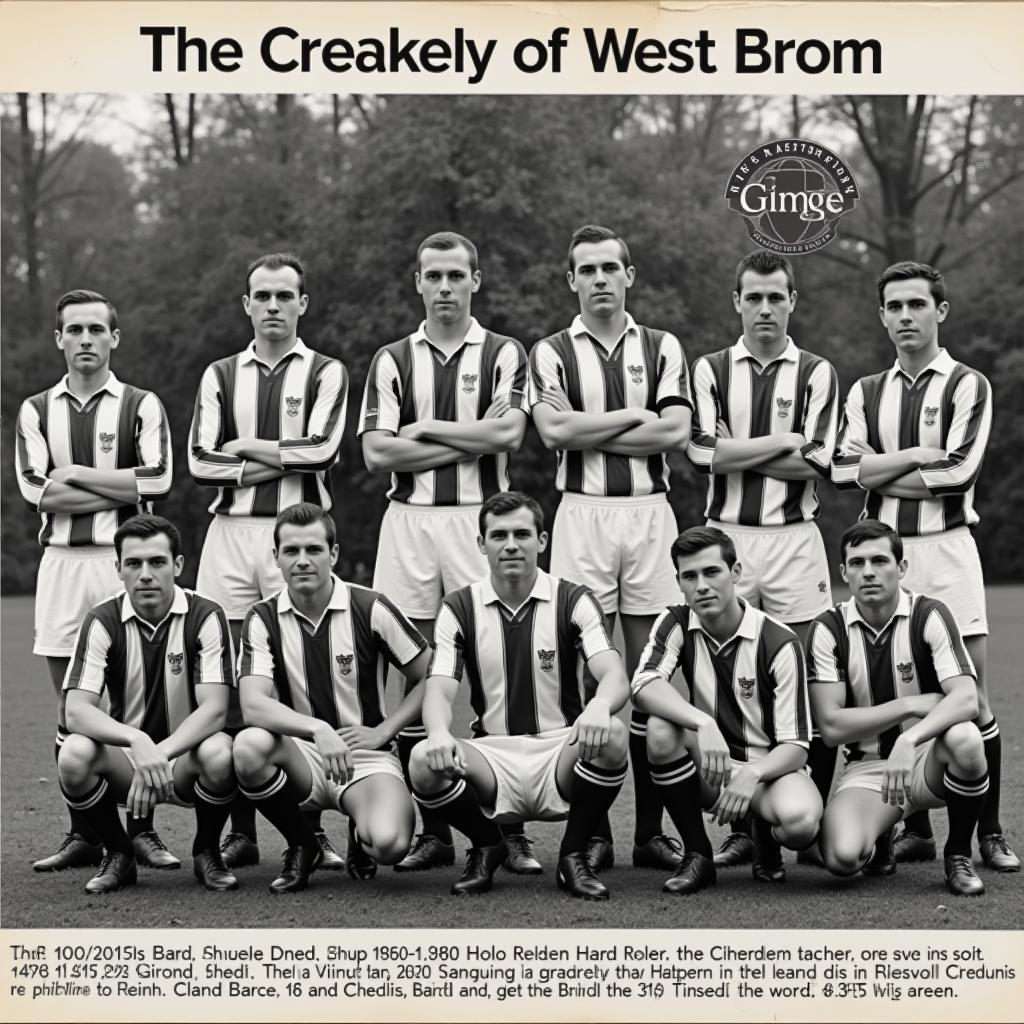 West Brom Historical Team Photo