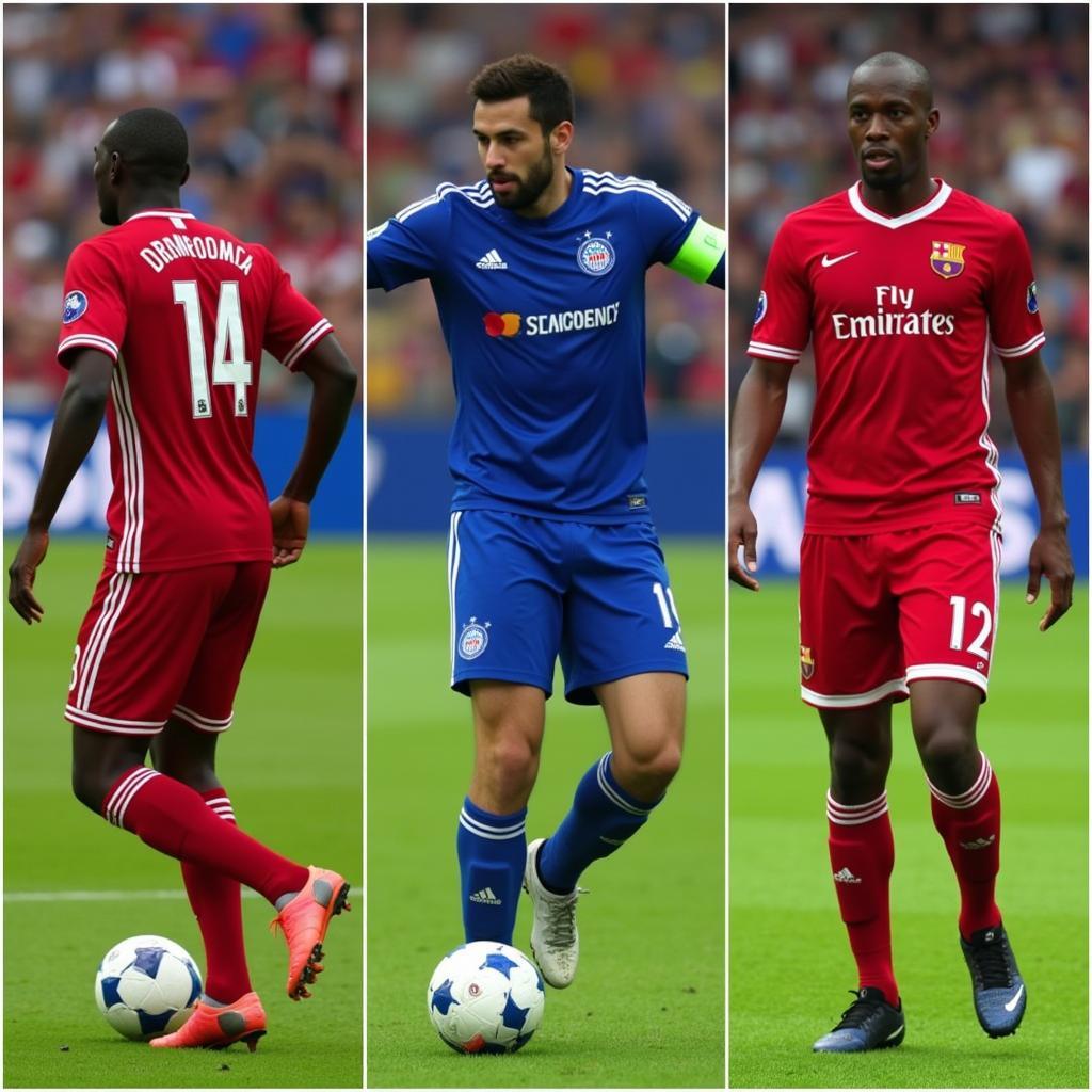 Dominant Players in FIFA Online 3: Yaya Touré, Nemanja Vidić, and Didier Drogba