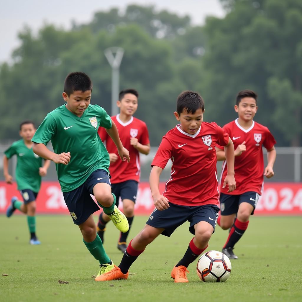 Young Footballers in Action in "Cầu Thủ Nhí 2015 Tập 5"