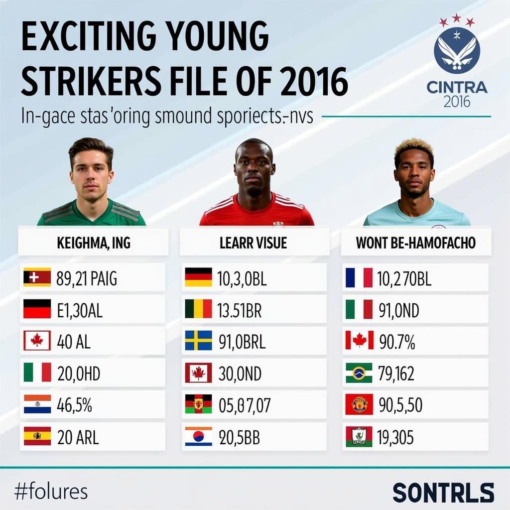 Promising Young Strikers of FO3 2016