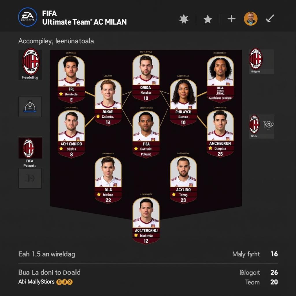 AC Milan FIFA Squad Builder