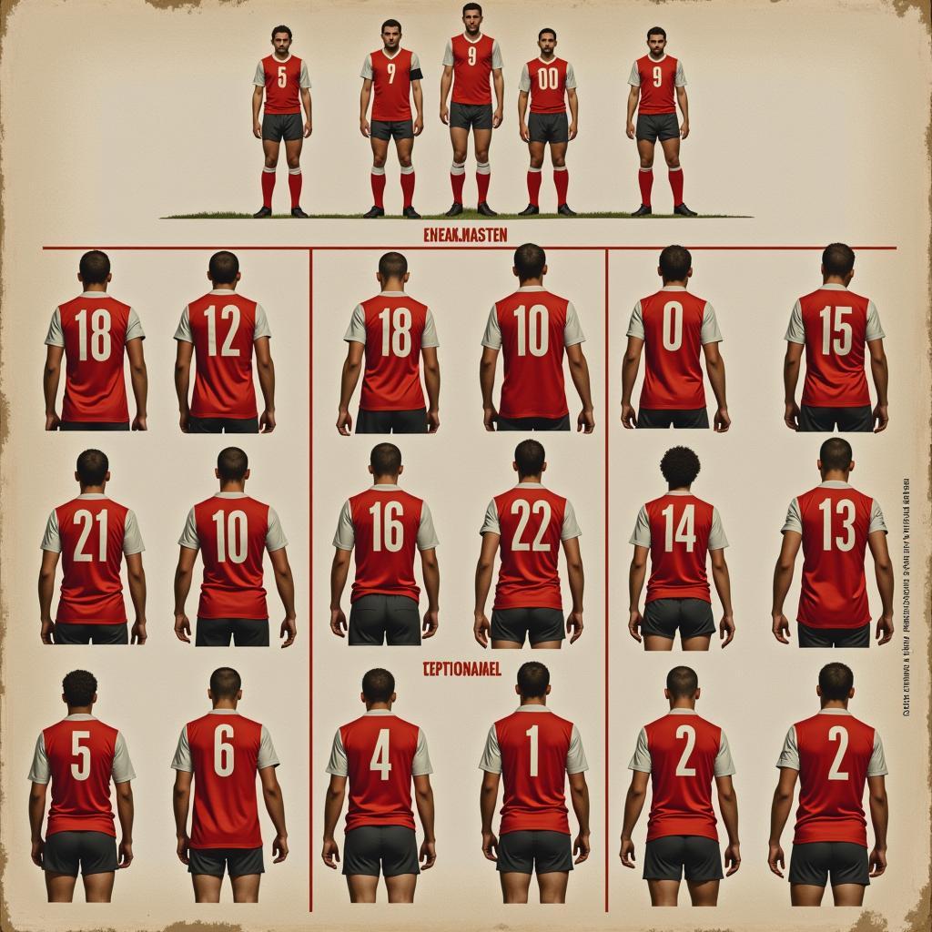 Ajax Historical Jersey Numbers