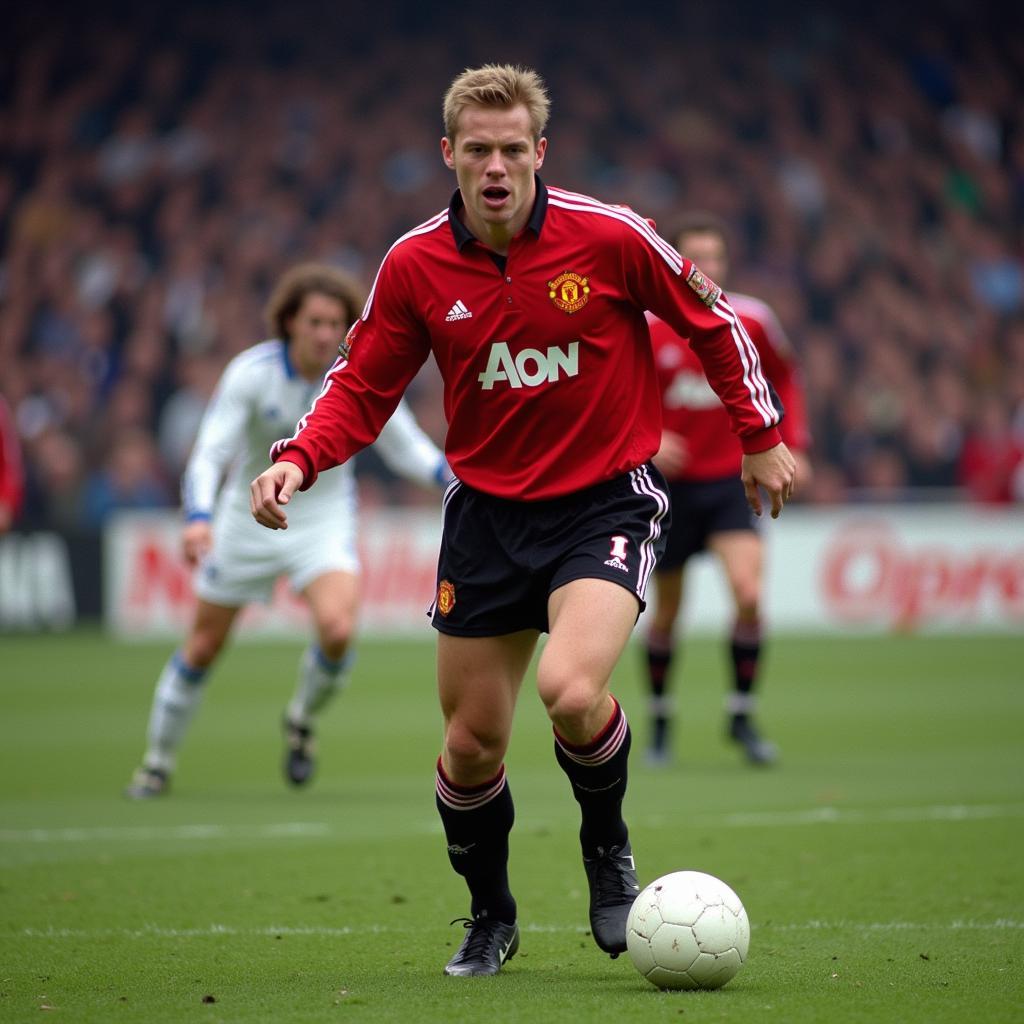 Alfie Haaland's knee injury during his time at Manchester United