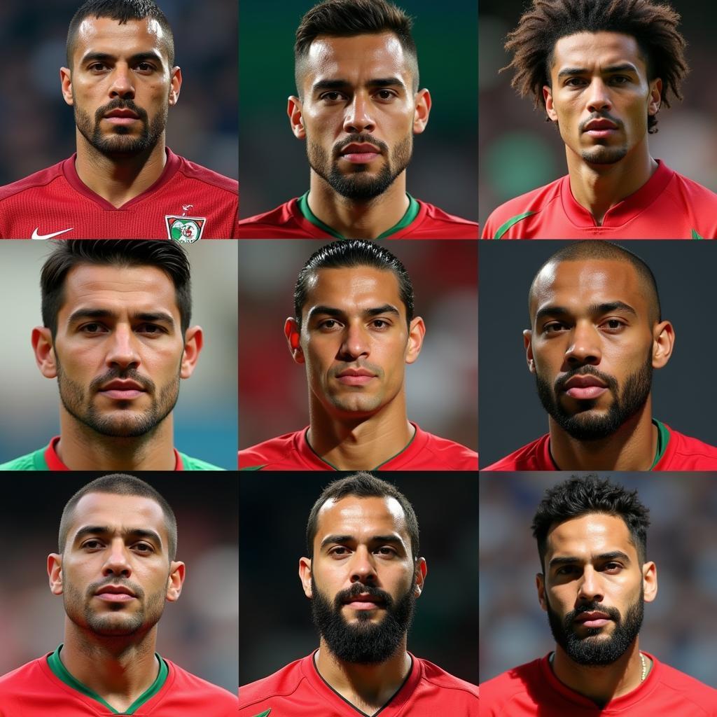 Algerian National Team Diverse Players