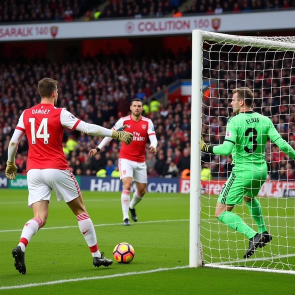 Arsenal Goalkeepers in Action