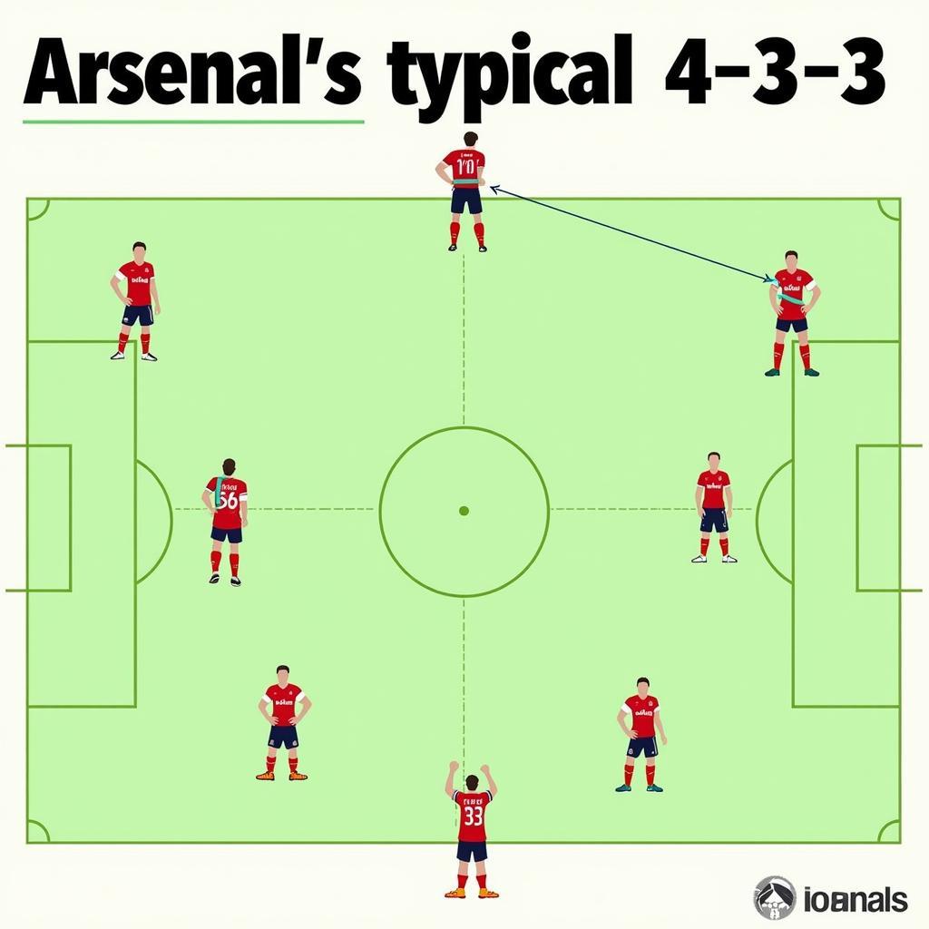 Arsenal's Tactical Formation and Player Positioning