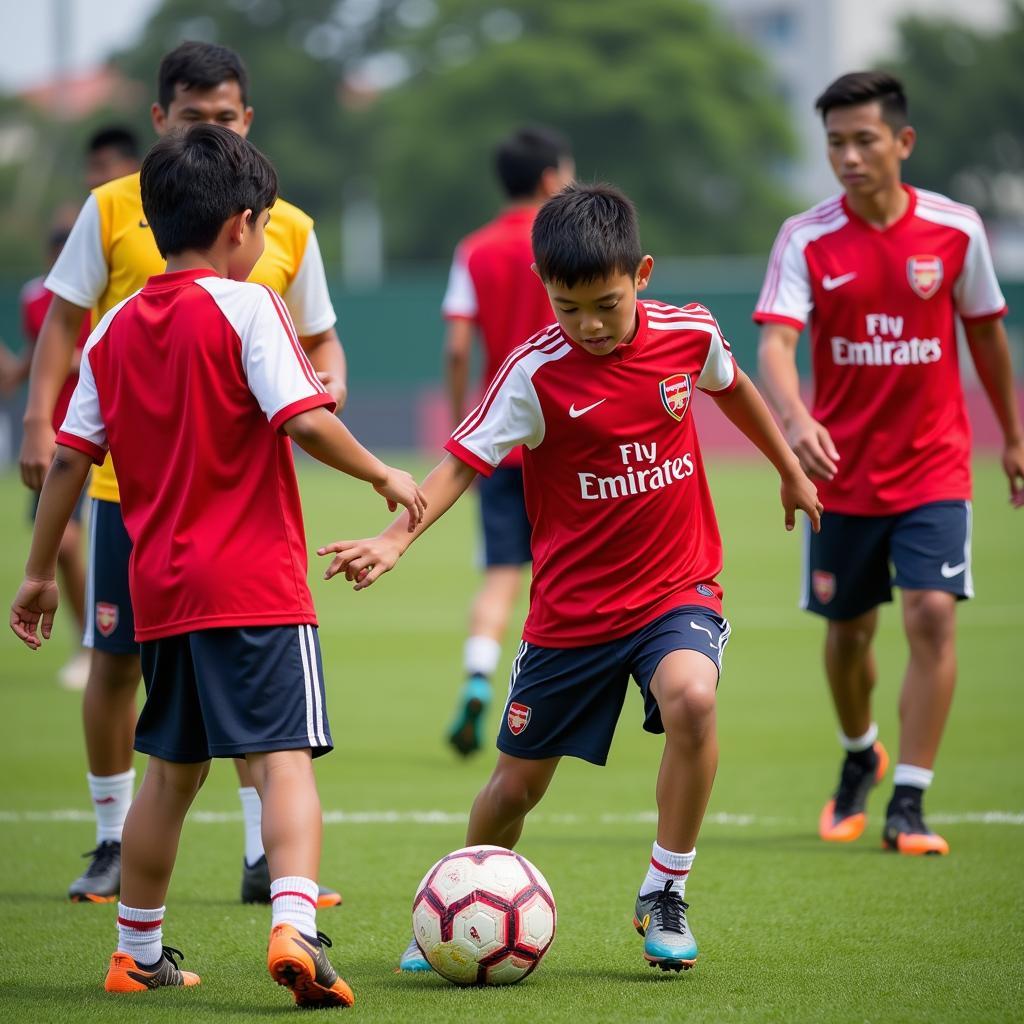 Arsenal Football Clinic in Vietnam