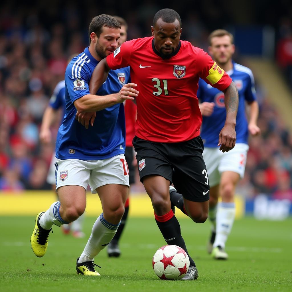 Ashley Cole showcasing his defensive skills while wearing the number 31 jersey