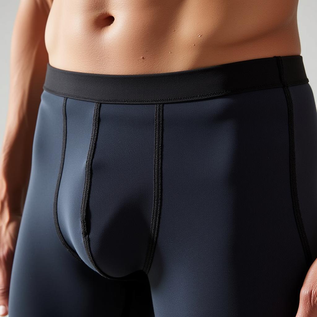 Moisture wicking fabric in athlete underwear