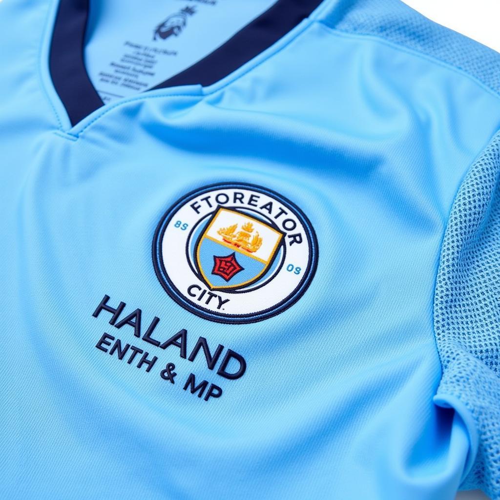 Authentic Haaland Man City Kit Details