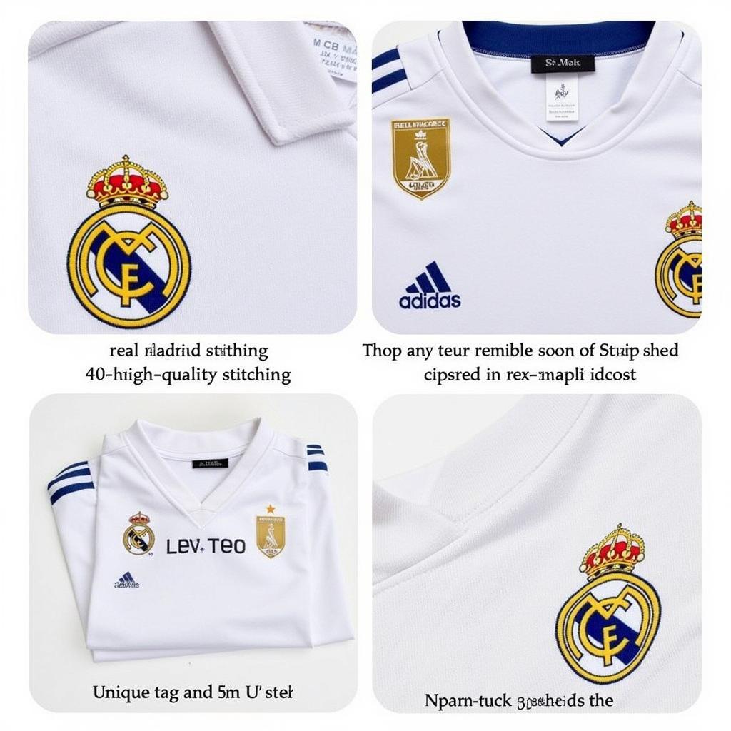 Authentic Real Madrid Jersey Details