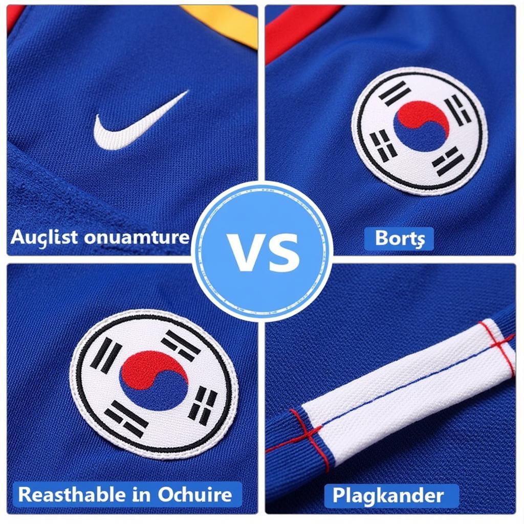 Close-Up of an Authentic South Korean Men's Volleyball Jersey