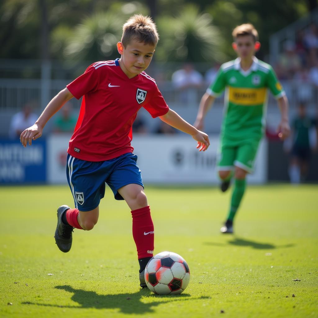 Best Young Footballer Demonstrating Exceptional Skills