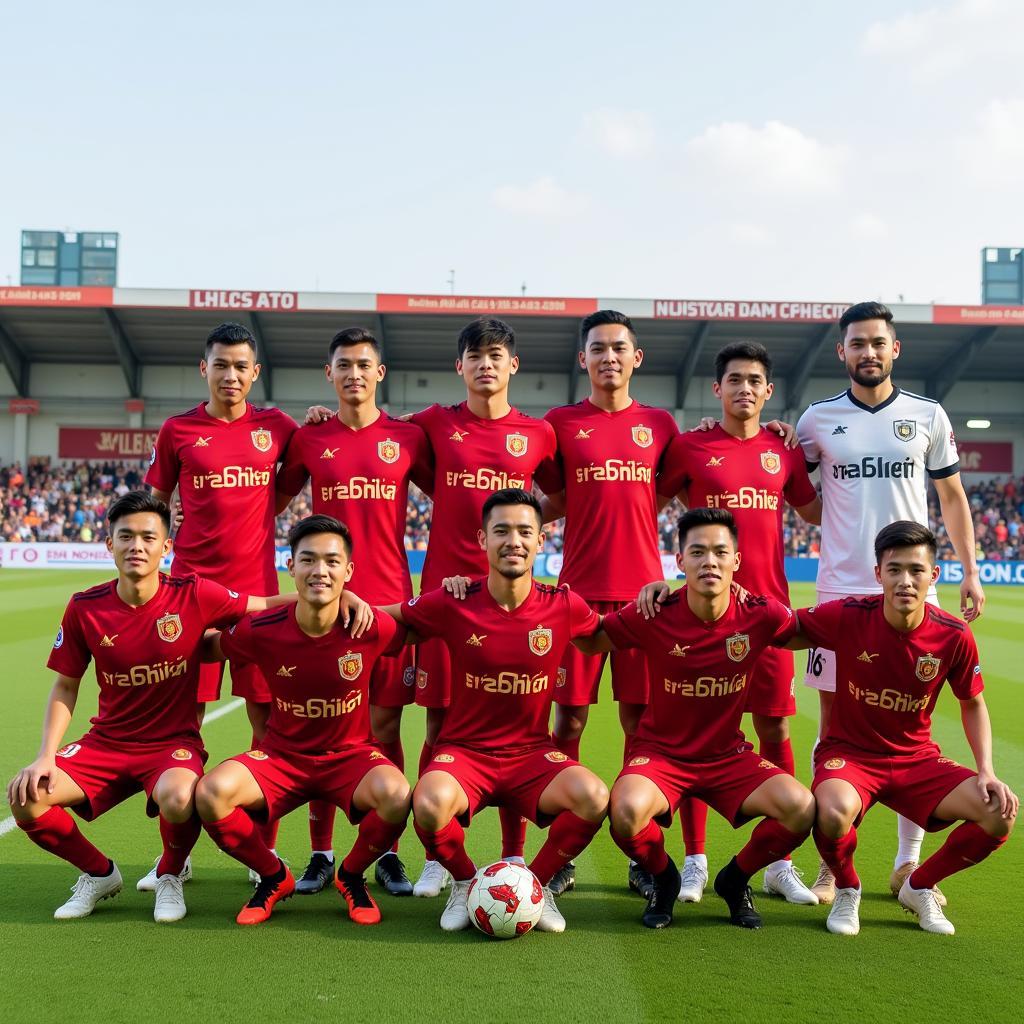 Binh Dinh FC Squad 2020 Team Photo