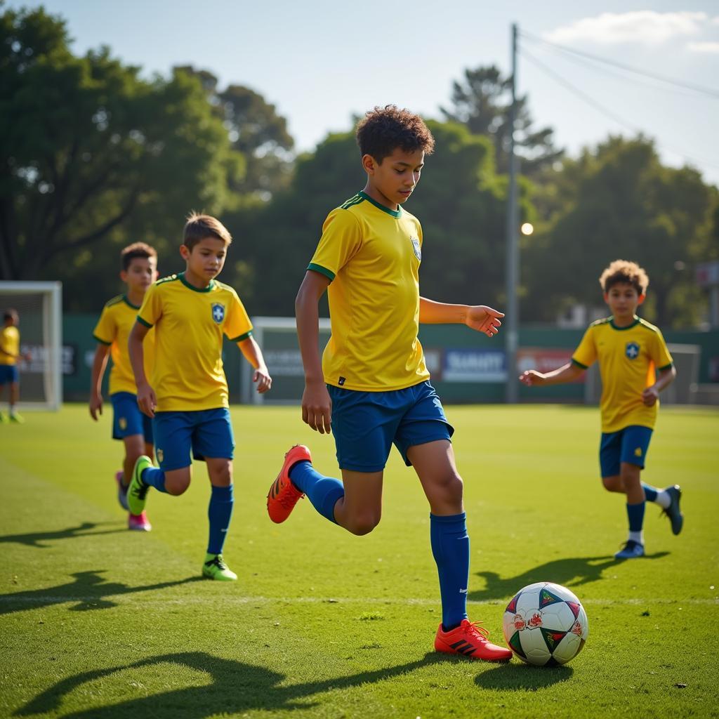 The Future of Brazilian Football: Young Talents in an Academy