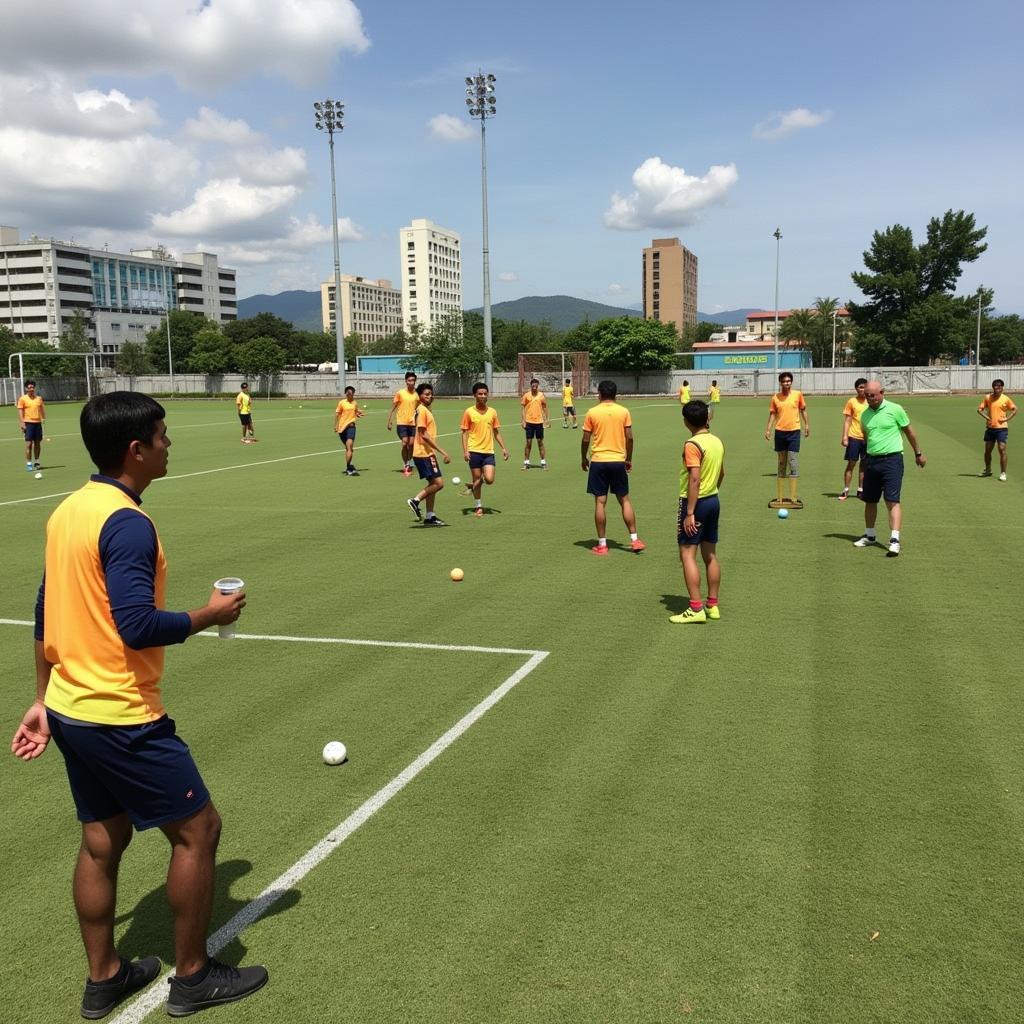 Cambodian National Team Training Session