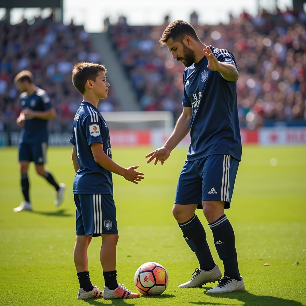 Inspiring Young Footballers