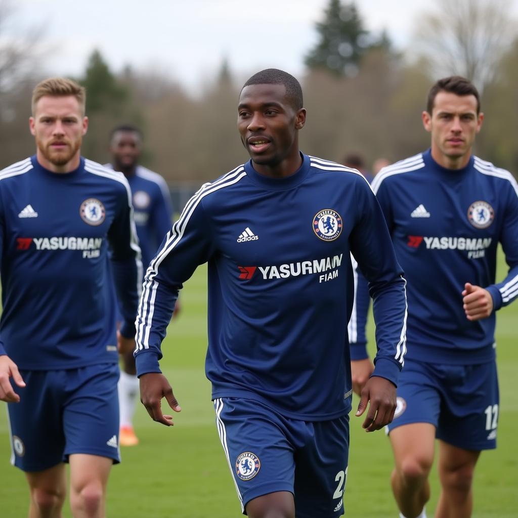 Chelsea's New Signings in Training