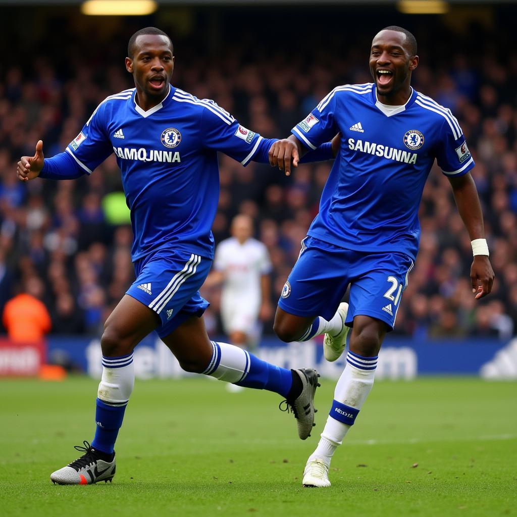 Chelsea Strikers: Didier Drogba and Jimmy Floyd Hasselbaink