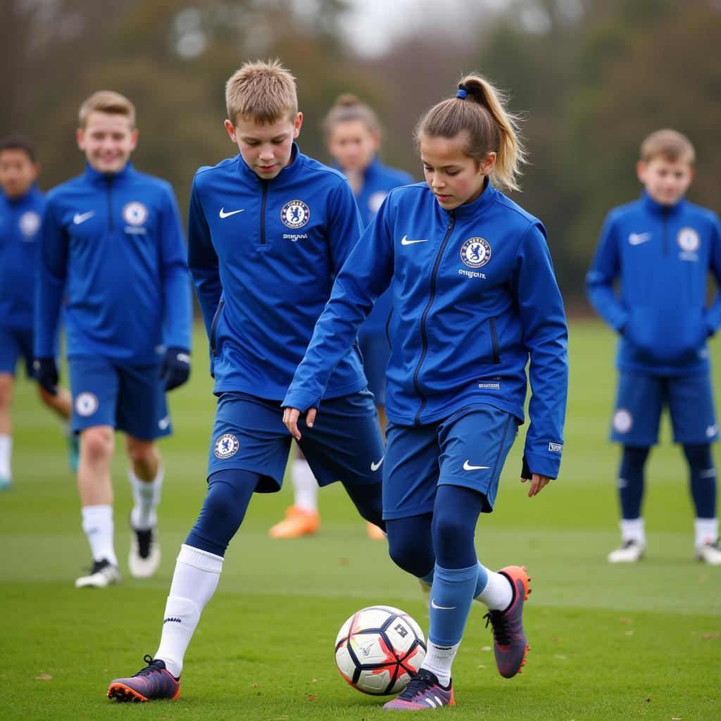 Chelsea Youth Academy Training Session