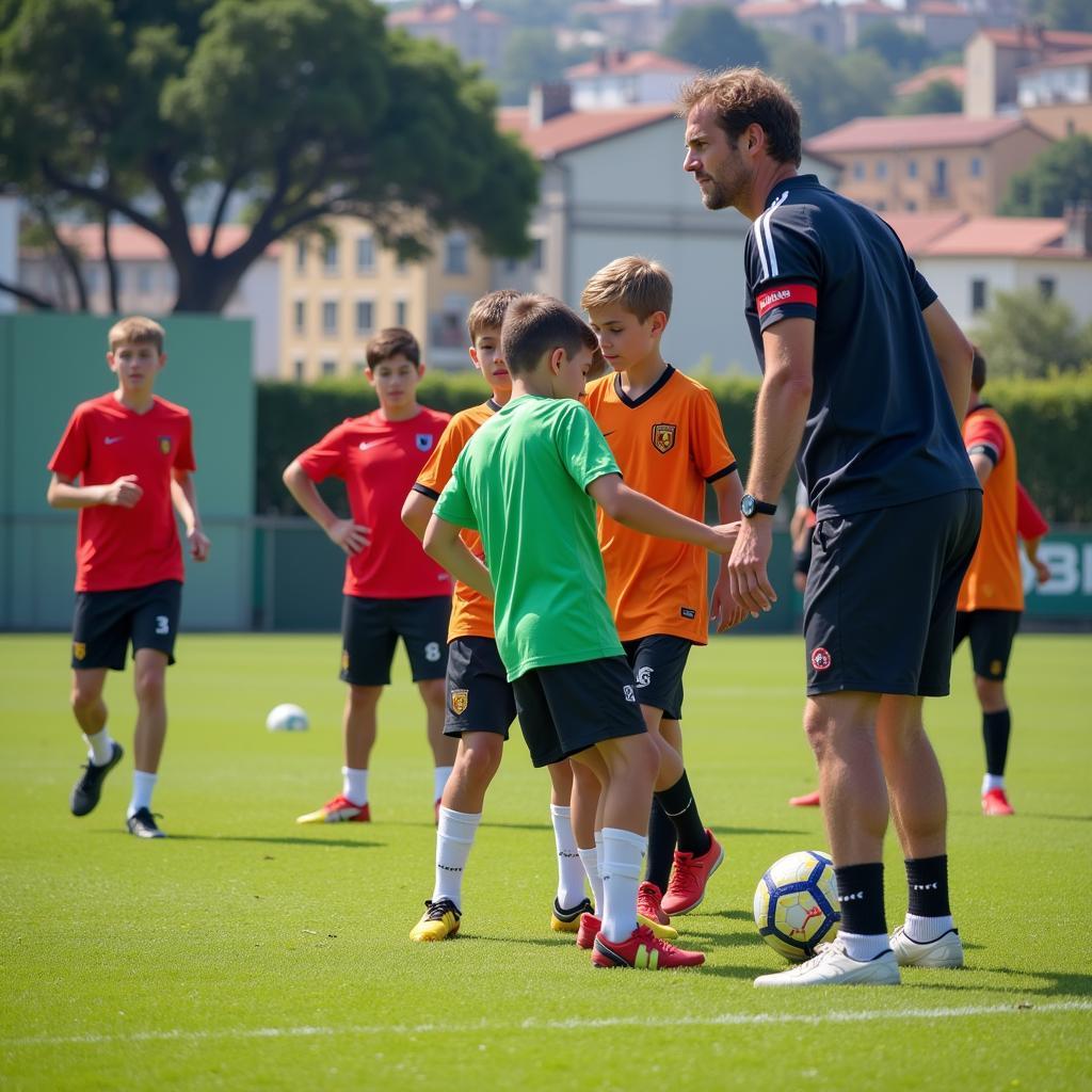 Coimbra Youth Football Training Session