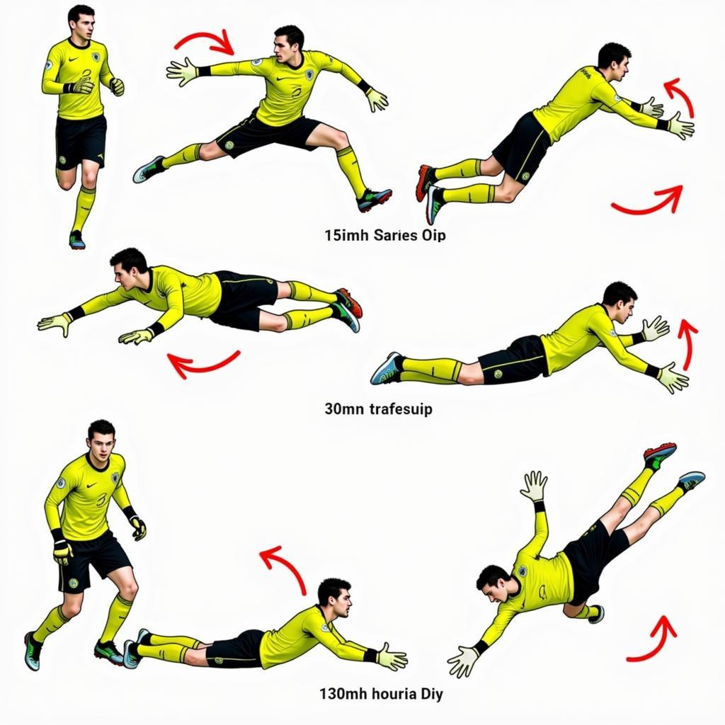 Analysis of Thibaut Courtois's saving technique