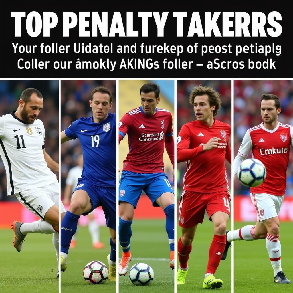 Current Best Penalty Takers in Football