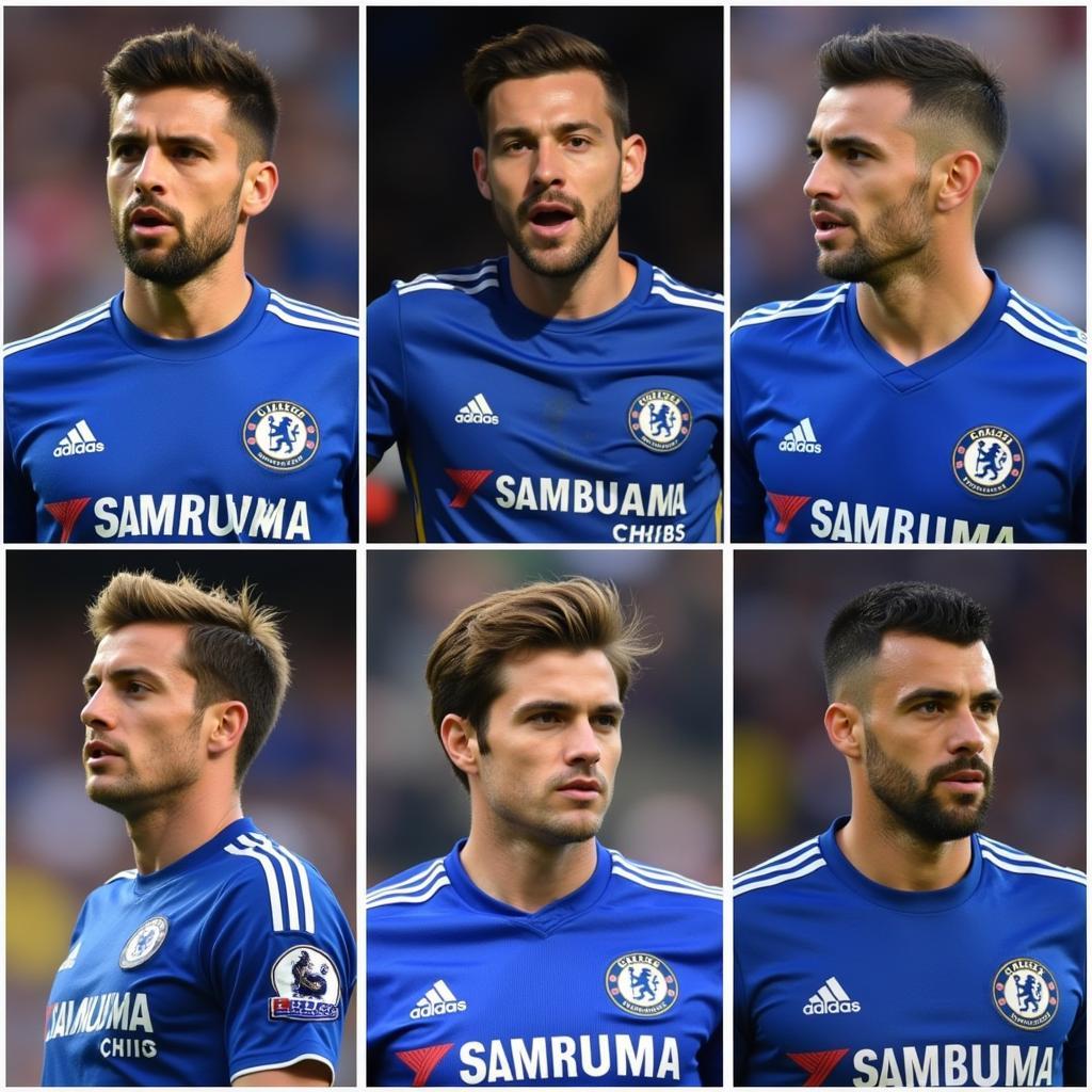 Photos of current Chelsea players often considered handsome