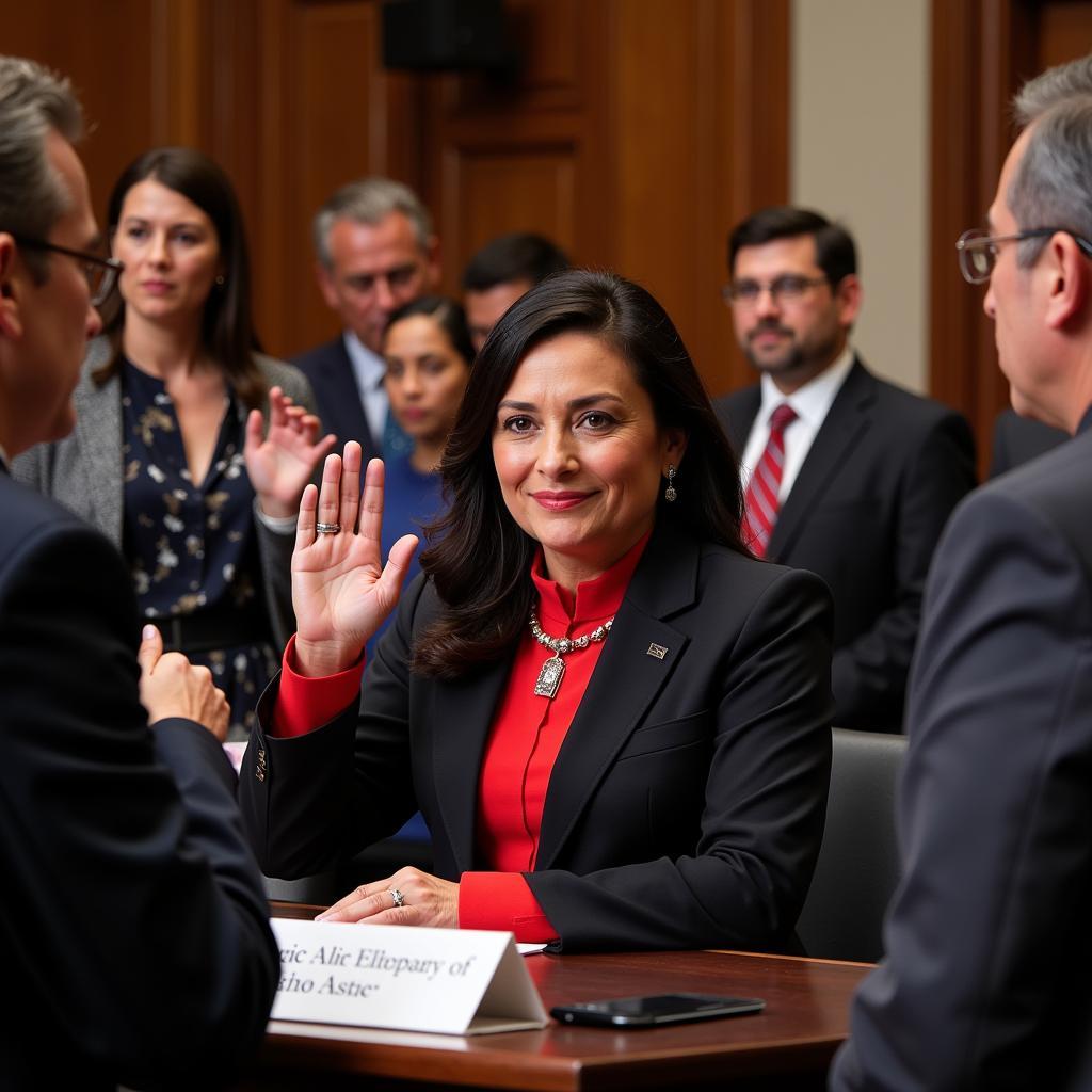 Deb Haaland Confirmation Ceremony