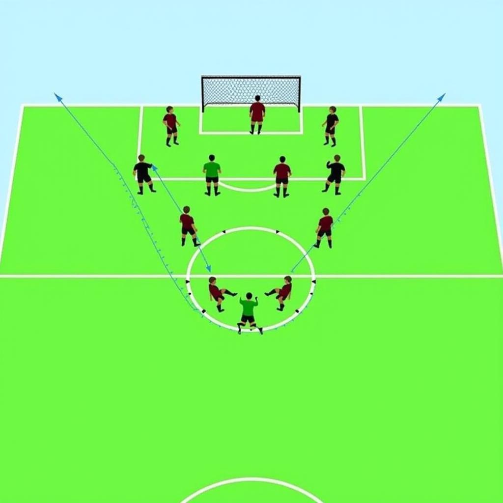 Defenders Positioning to Anticipate a Through Ball