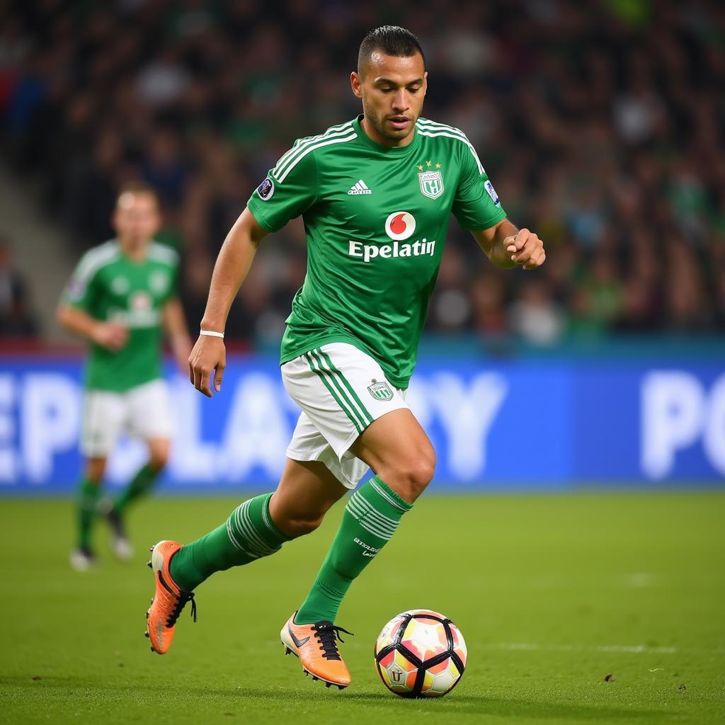 Dimitri Payet in action for AS Saint-Étienne