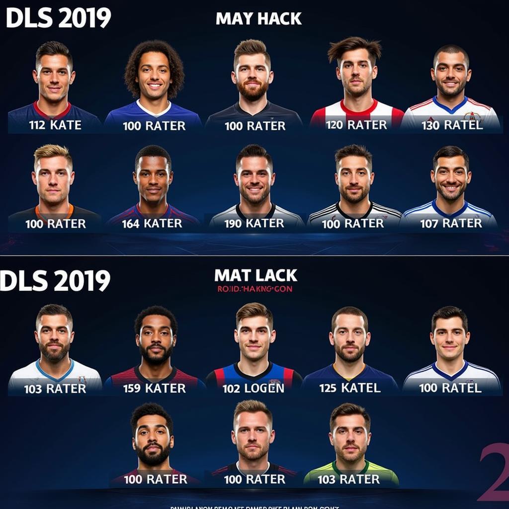 Dream League Soccer 2019 Maxed-Out Player Stats Screenshot