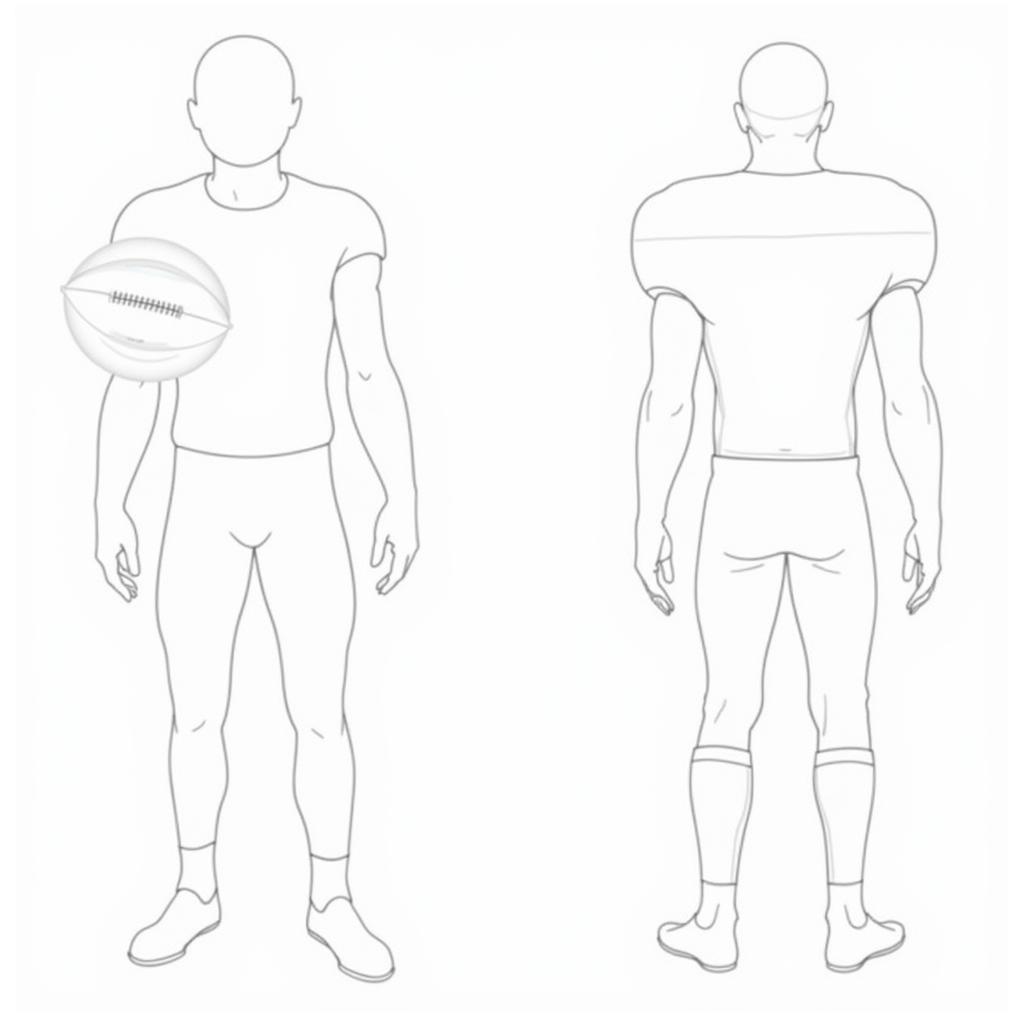 Drawing Football Player Basics