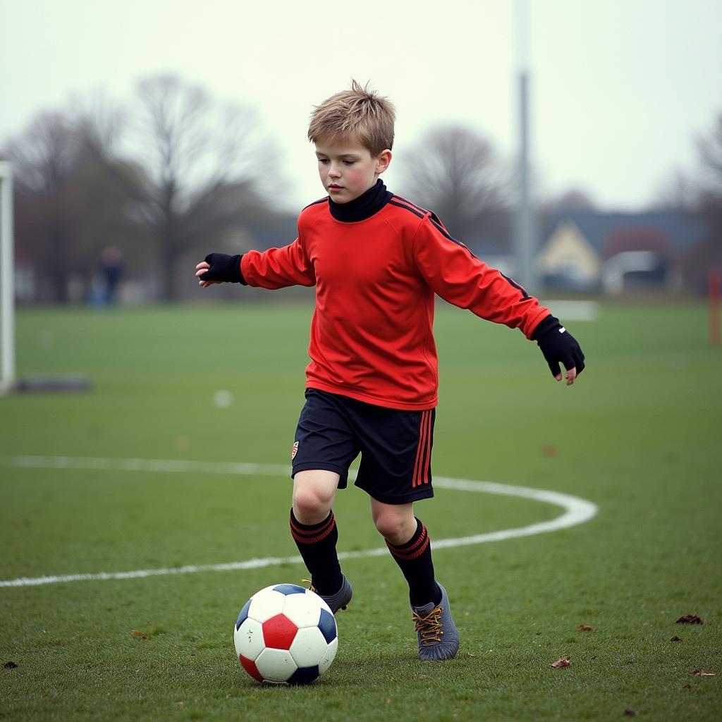 Erling Haaland Early Training