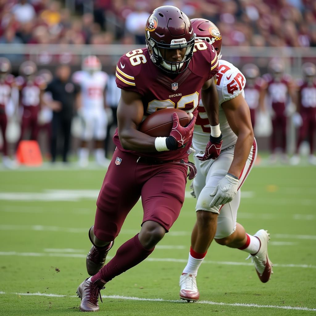 Emmanuel Player Demonstrating Versatility on the Field