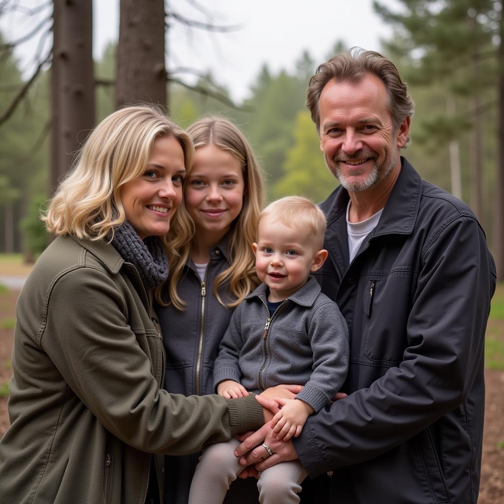 Erling and Benni Haaland Family Photo