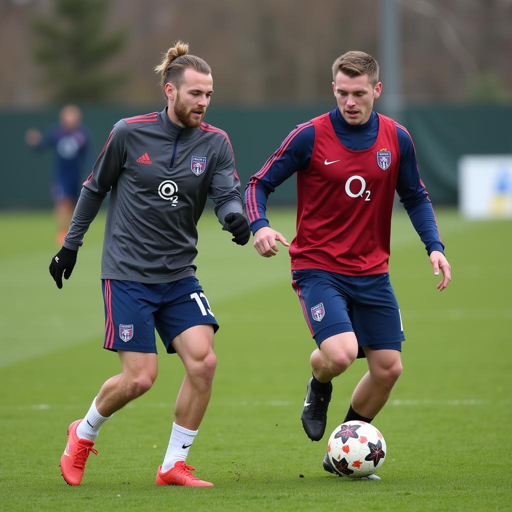 Erling and Benni Haaland Training Together