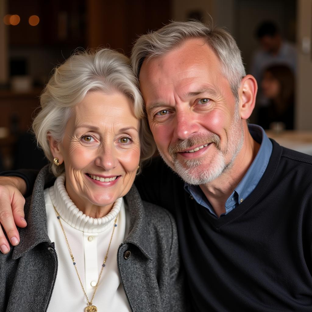 Erling Haaland with his mother, Gry Marita Braut