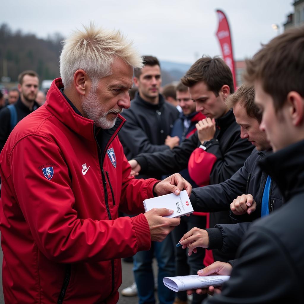 Erling Haaland Interacting with Fans