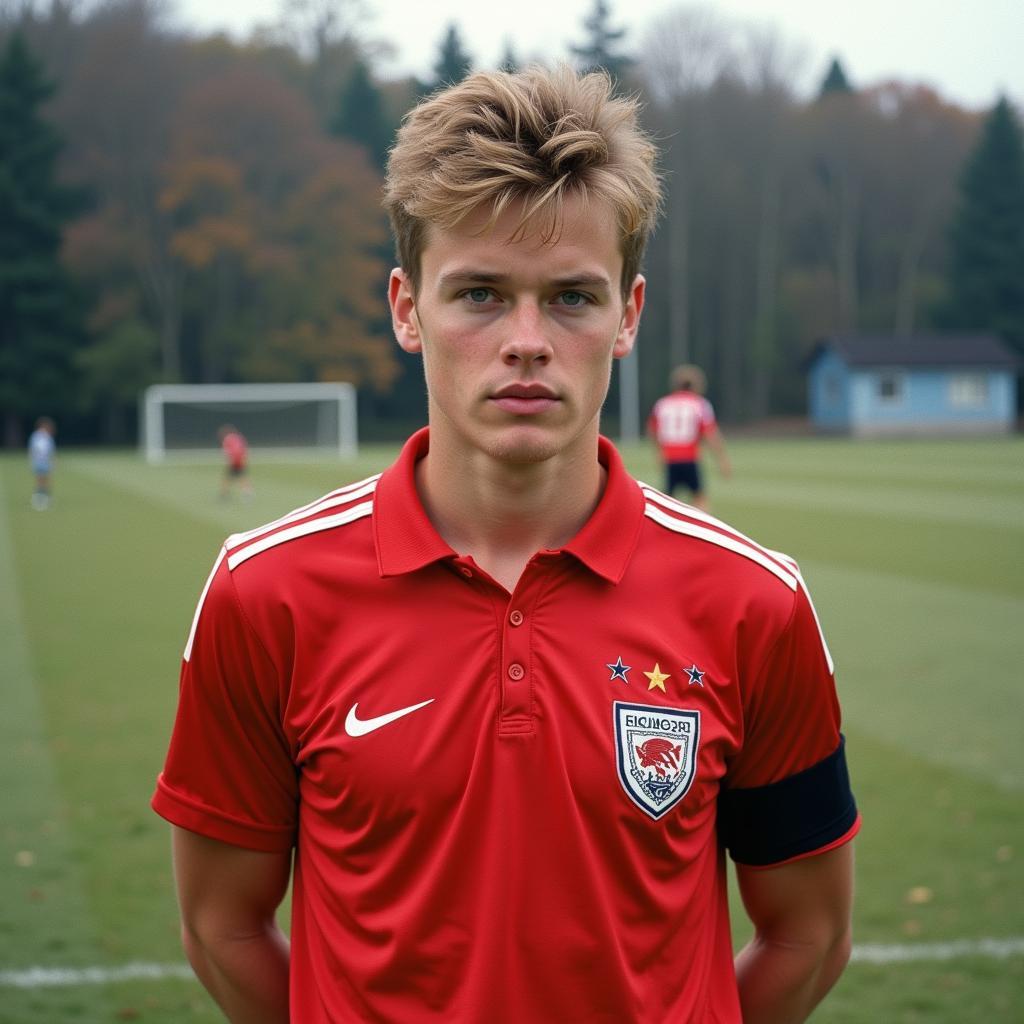 Erling Haaland as a youth player