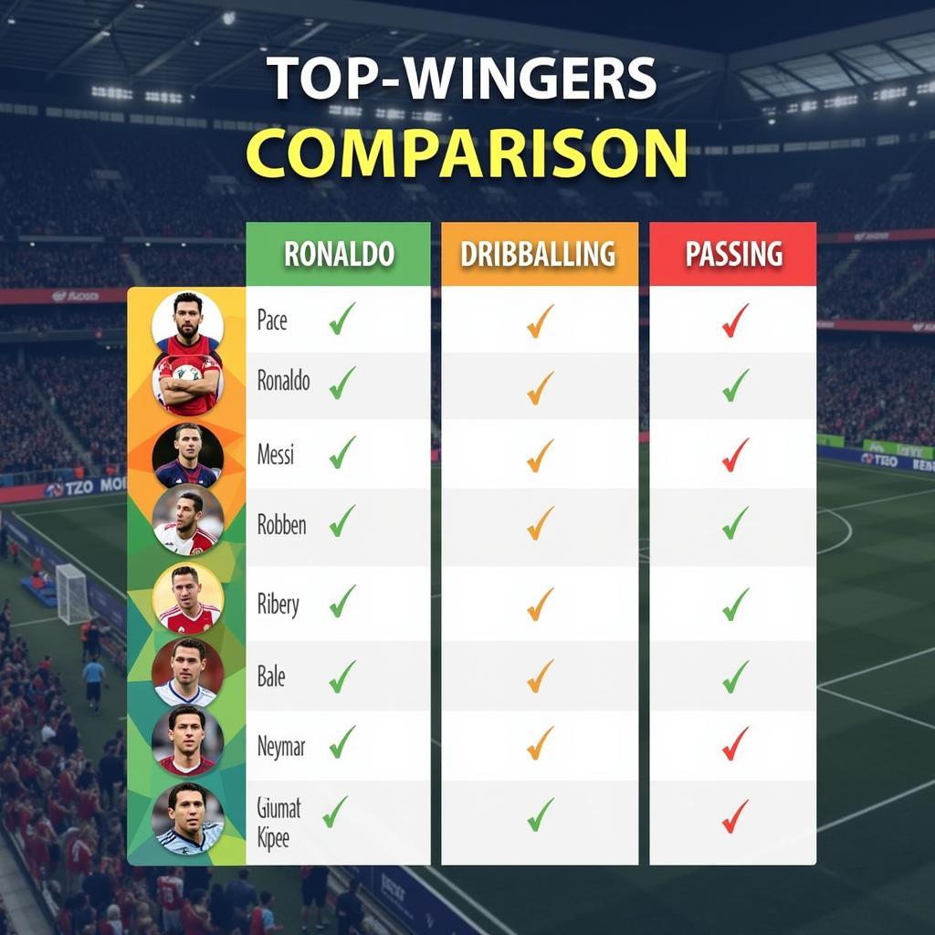 FIFA Online 3 Best Wingers Comparison