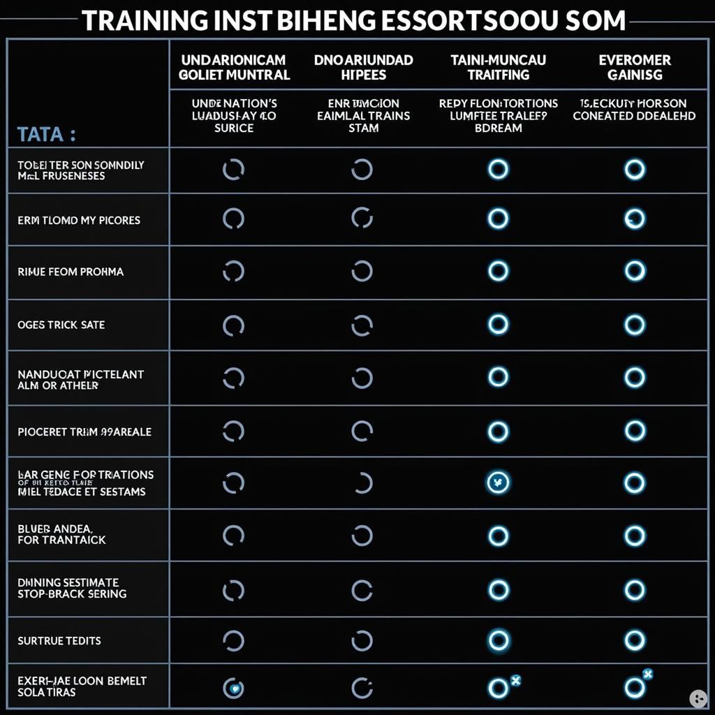 FO4 Training Programs Overview