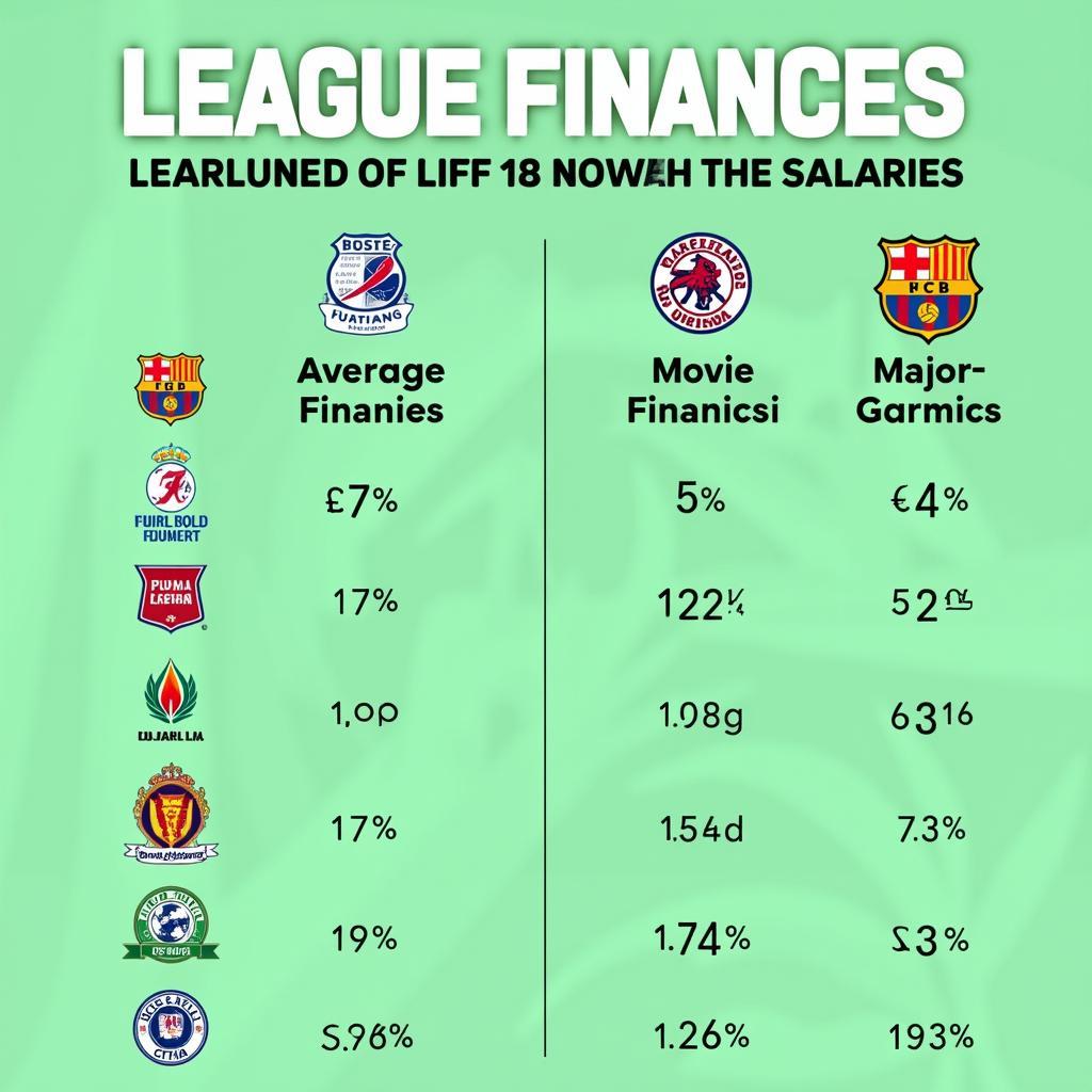 Football Clubs, League Finances, and Player Salaries