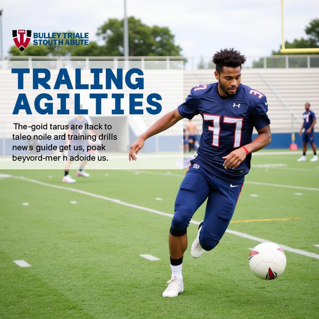 Football Player Training for Speed and Agility