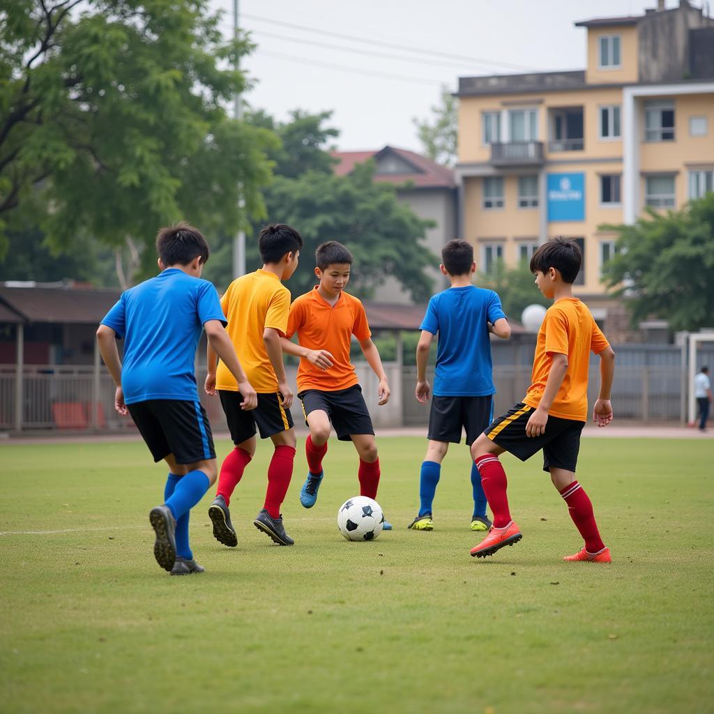 Football Players in Thiem Binh Thanh