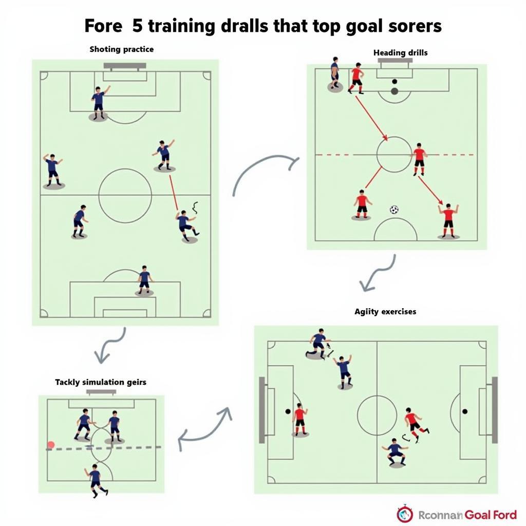 Intense training drills focused on improving finishing, accuracy, and positioning for top goal scorers.